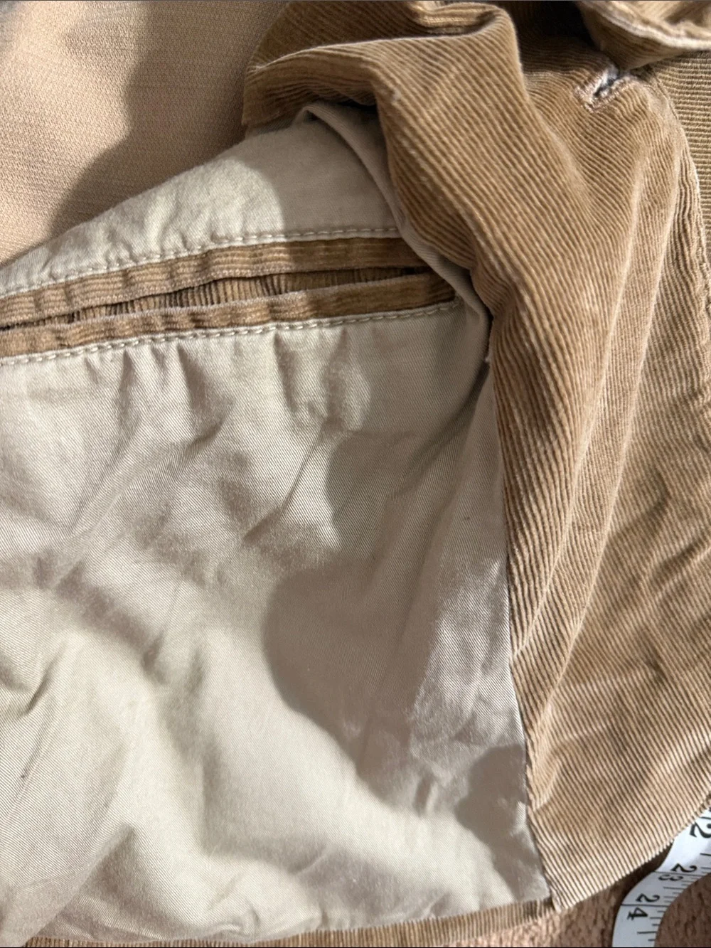 J.Crew Tan Corduroy Blazer Dark Academia Preppy Sport Coat 42R L